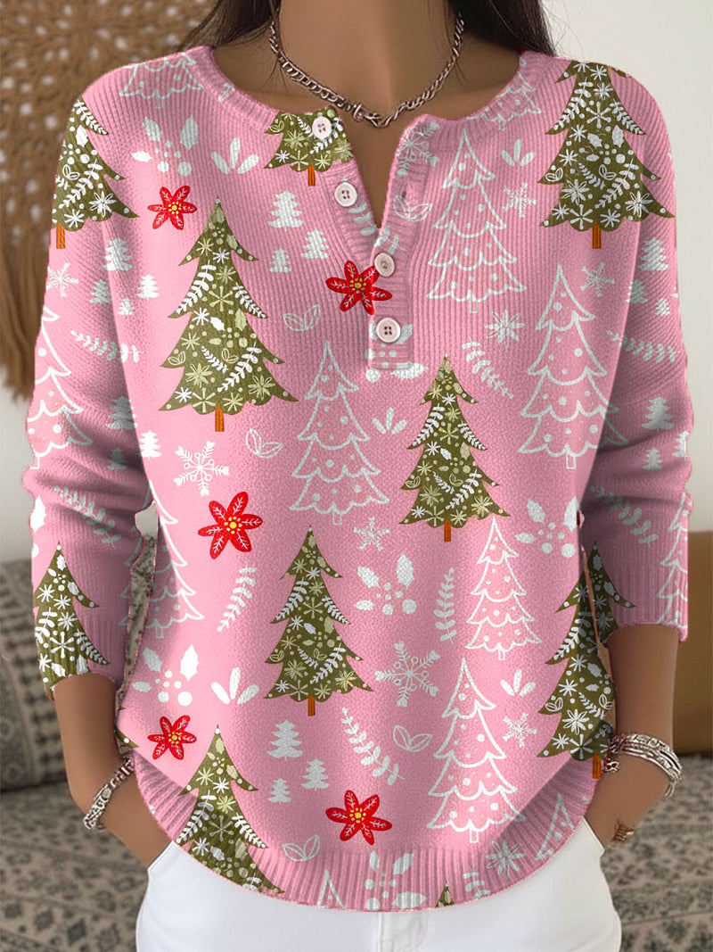 Charlie™ | Christmas Sweater With Buttons
