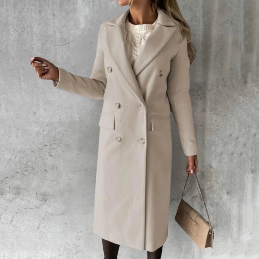 Judith - Elegant Wool Trenchcoat