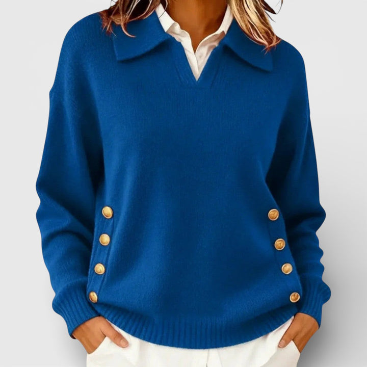 Cayenna™ | Jumper With Button Detail