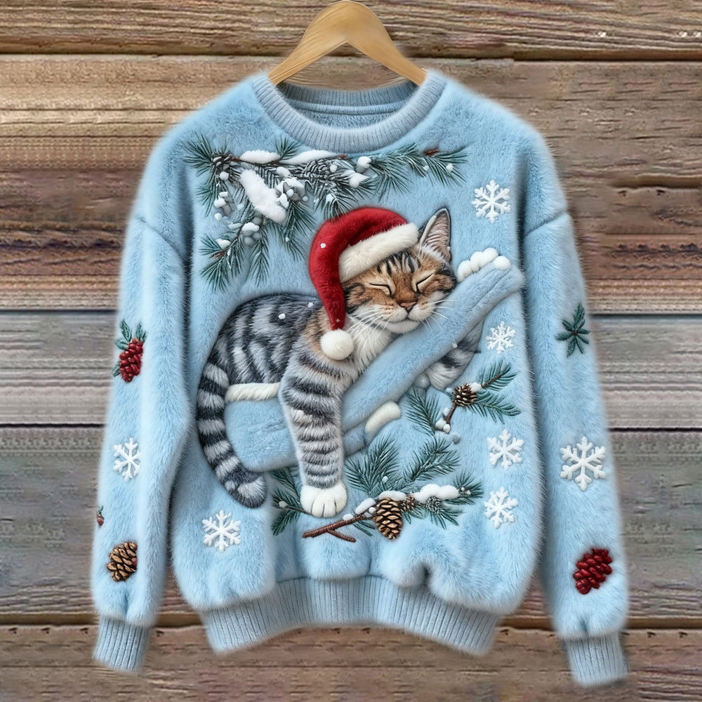 Charlie™ | Christmas Cat Sweater