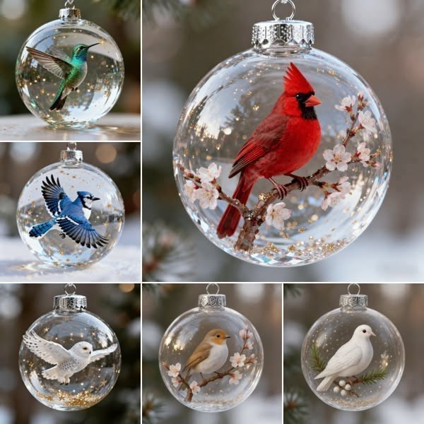 Charlie™ | Christmas Birds Light Bulb