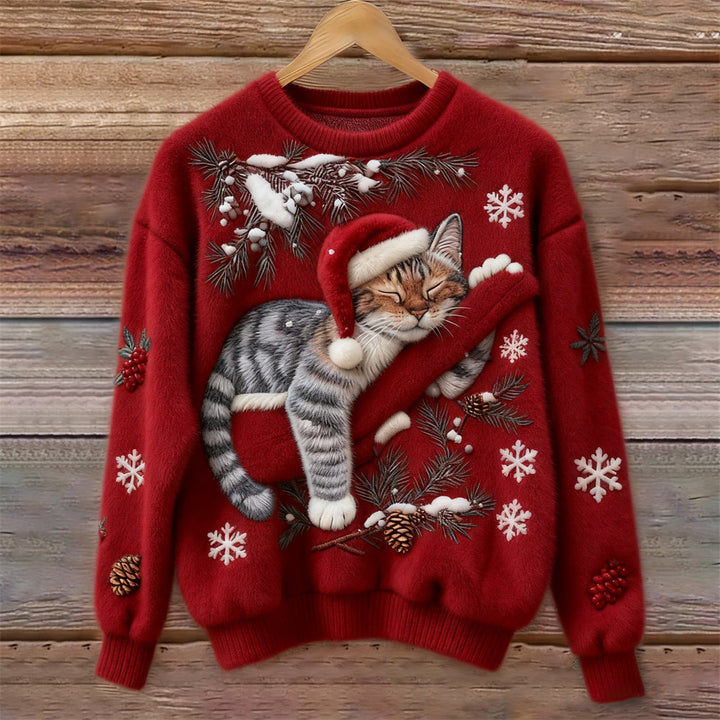 Charlie™ | Christmas Cat Sweater