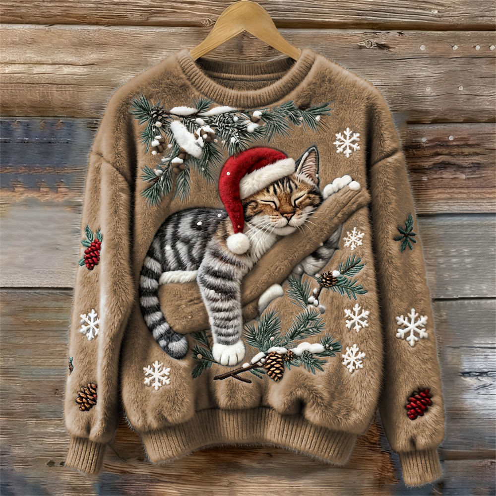 Charlie™ | Christmas Cat Sweater