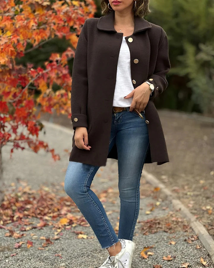 Erin – A Polished Classic Coat for Cosy Moments
