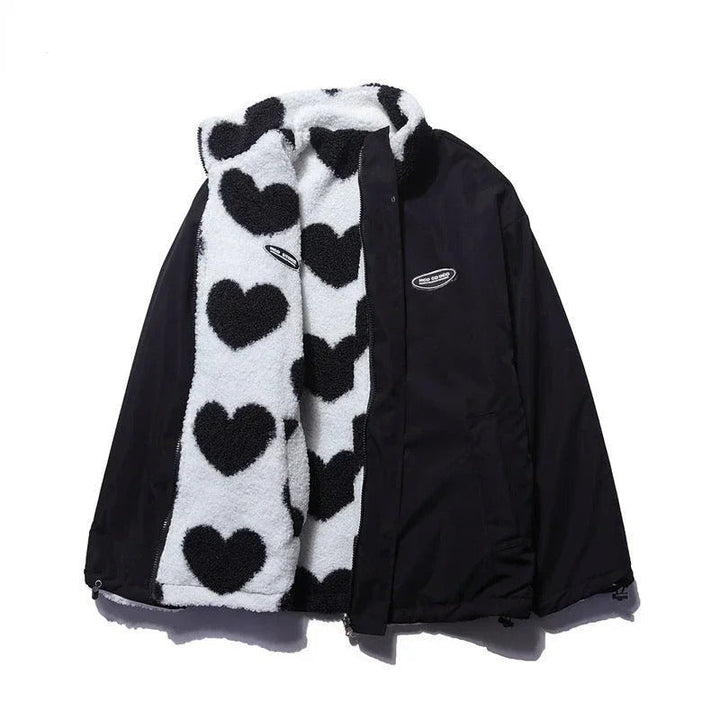 Saria™ – Reversible jacket with hearts