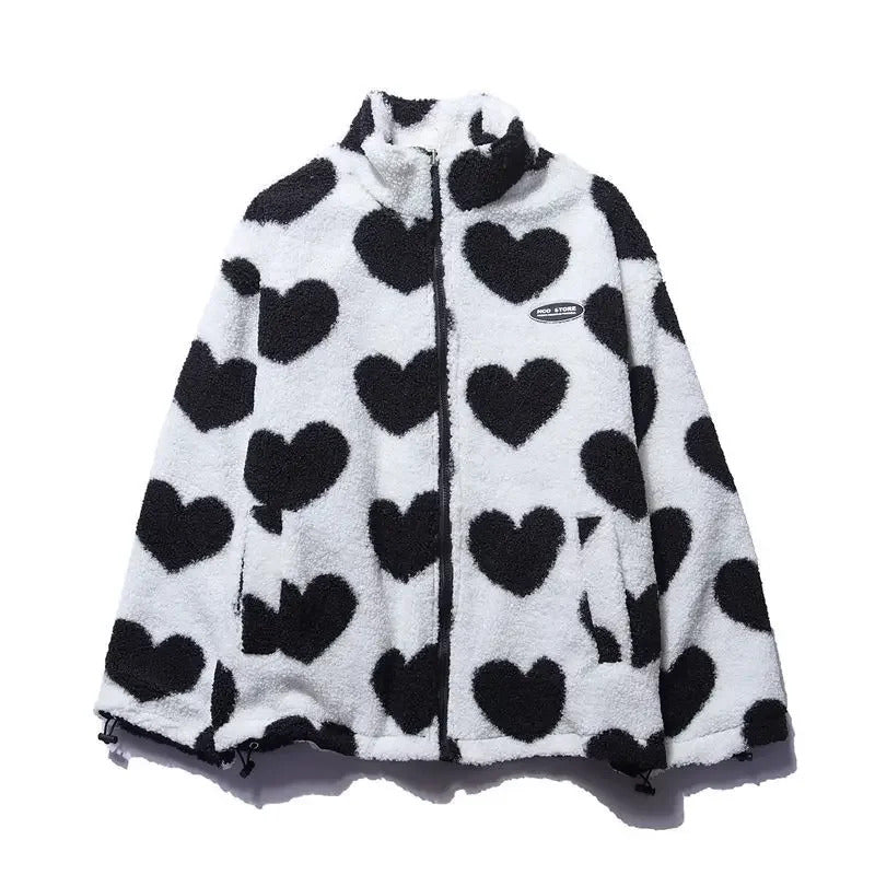 Saria™ – Reversible jacket with hearts