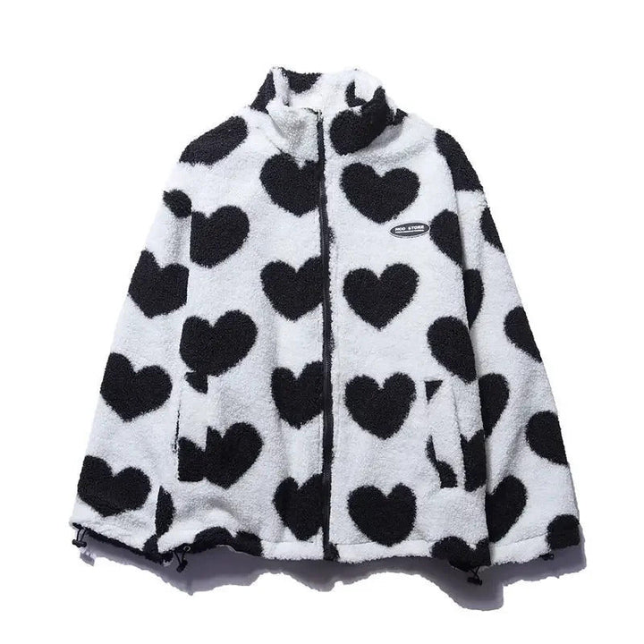 Saria™ – Reversible jacket with hearts