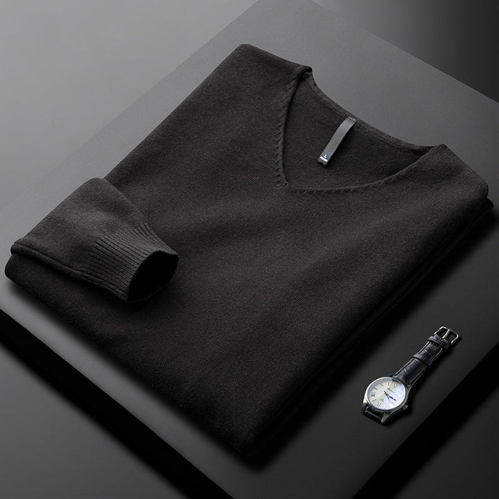 Charlie™ | Cashmere V-Neck Jumper
