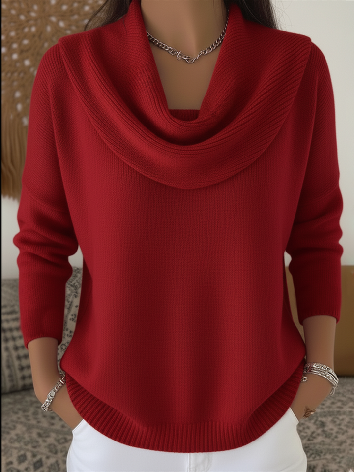 Charlie™ | Stylish Cowl Collar Sweater