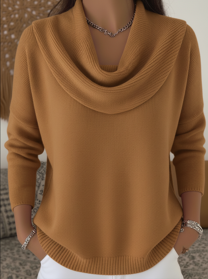 Charlie™ | Stylish Cowl Collar Sweater