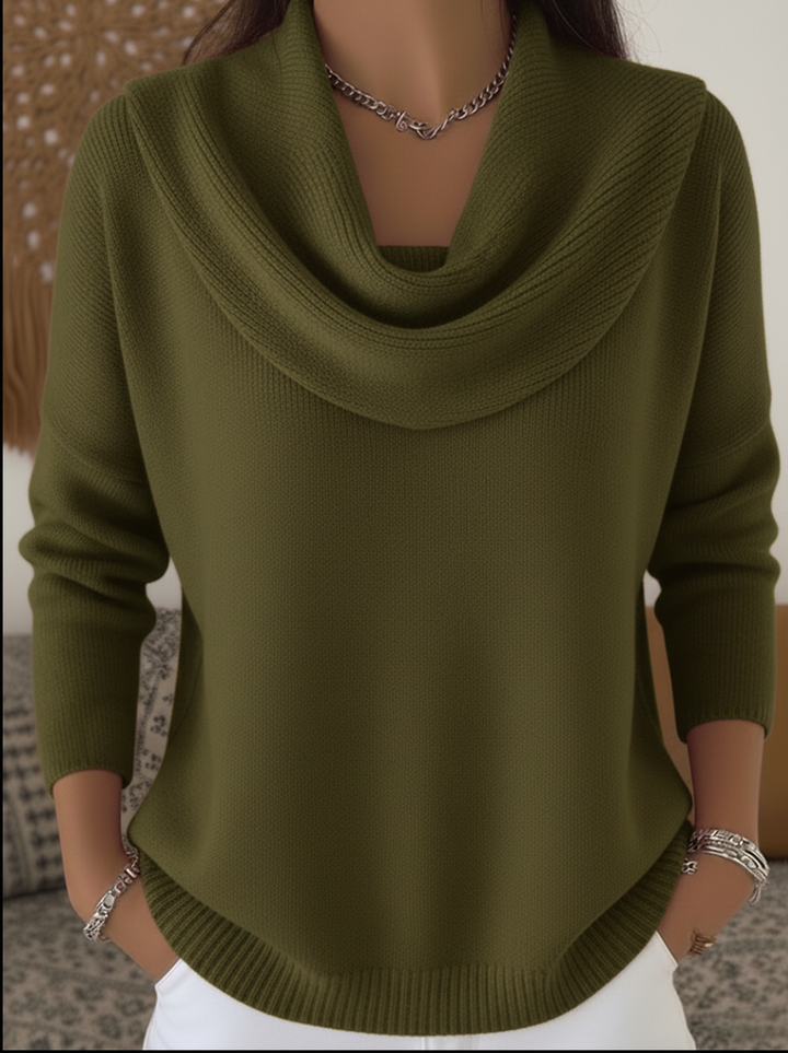 Charlie™ | Stylish Cowl Collar Sweater