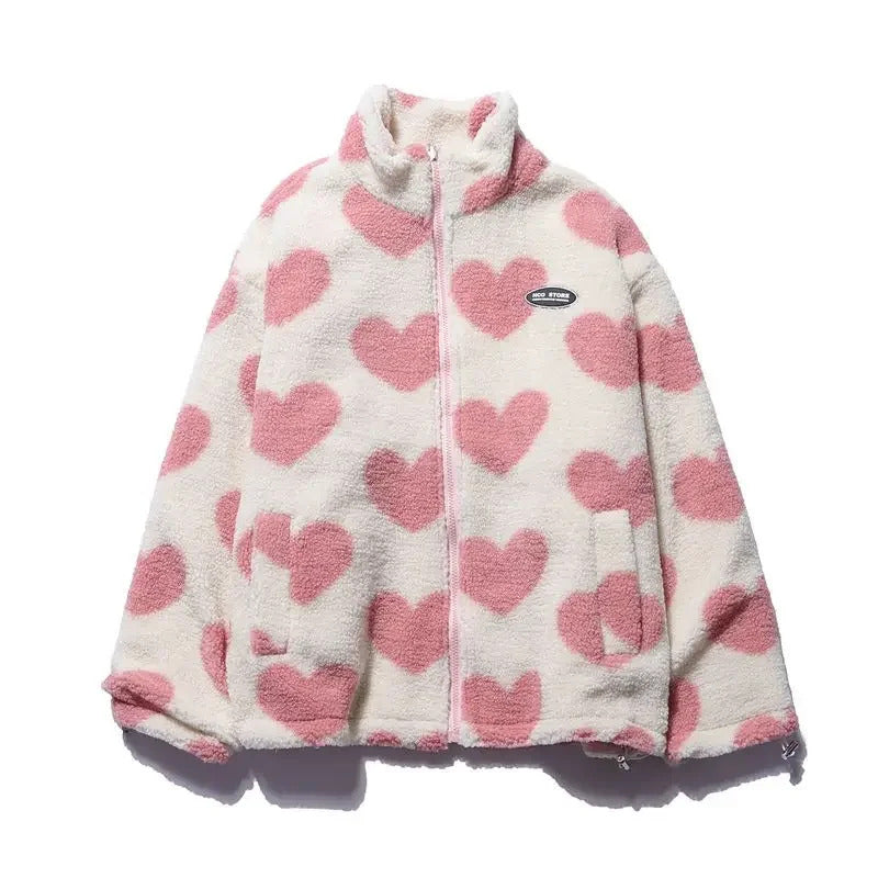 Saria™ – Reversible jacket with hearts