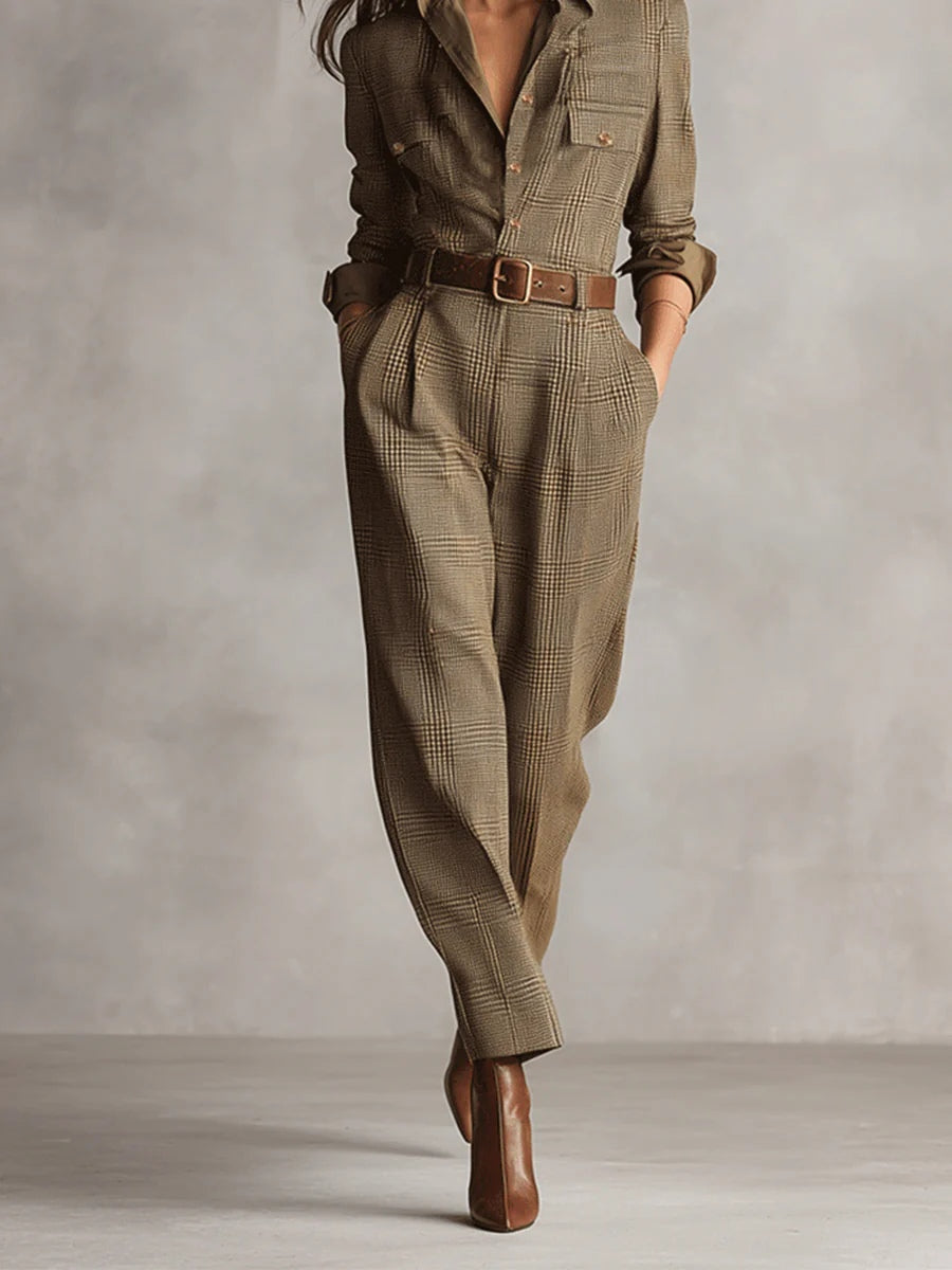 Zoë™ | Elegant Tweed Jumpsuit