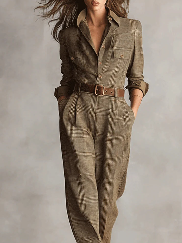 Zoë™ | Elegant Tweed Jumpsuit