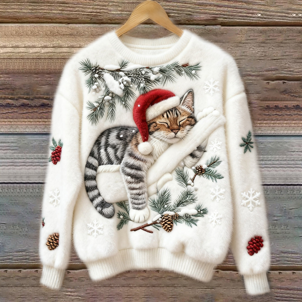 Charlie™ | Christmas Cat Sweater