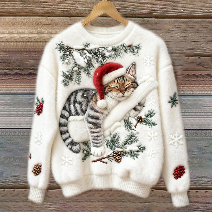 Charlie™ | Christmas Cat Sweater