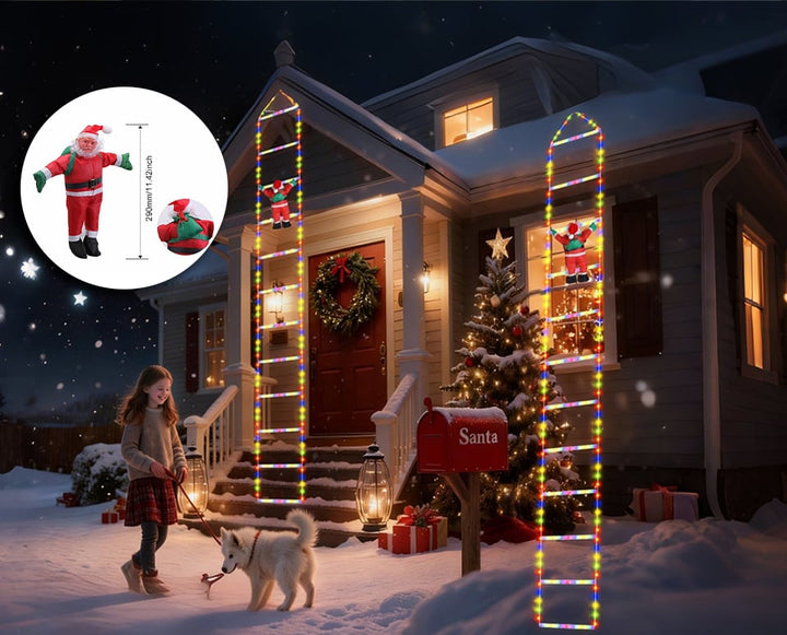 Charlie™ | Climbing Santa Claus Ladder LED