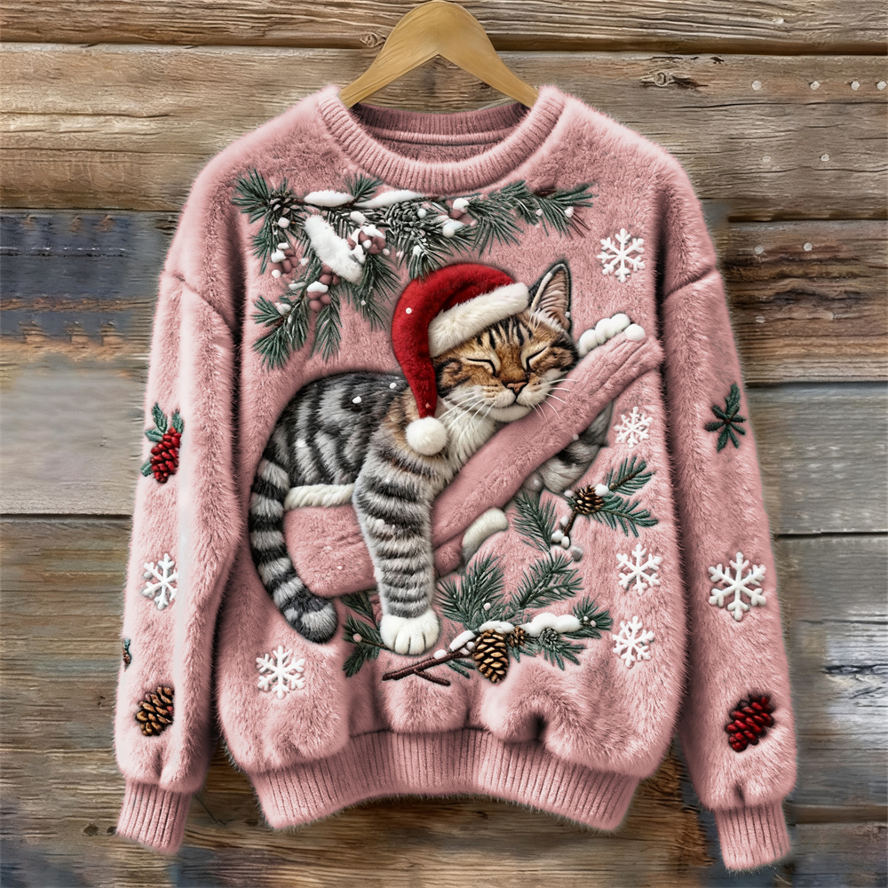Charlie™ | Christmas Cat Sweater