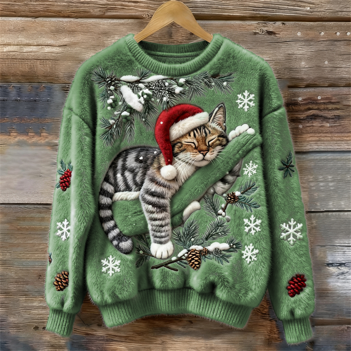 Charlie™ | Christmas Cat Sweater