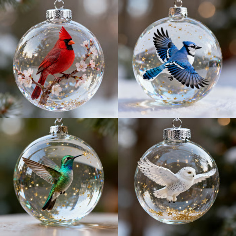 Charlie™ | Christmas Birds Light Bulb